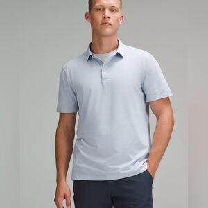 lululemon athletica Light Gray Polo Shirt